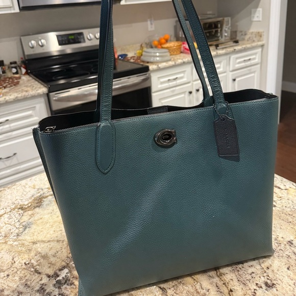 Coach Willow Tote (Forest Green) - Picture 4 of 12